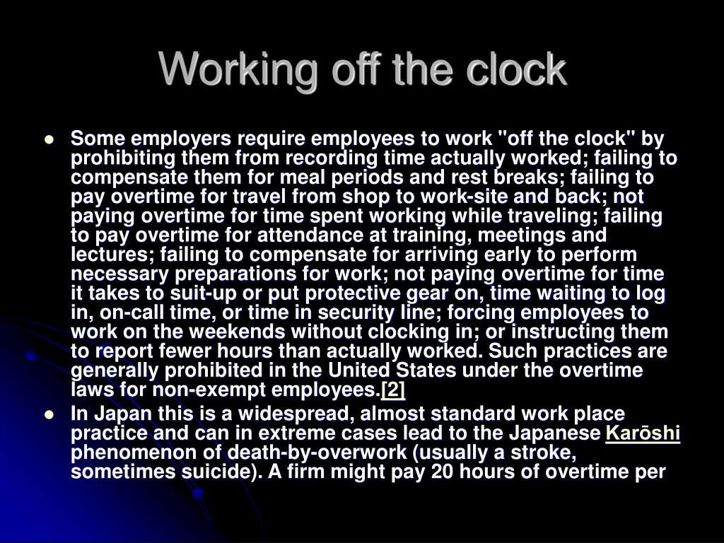 PPT Overtime PowerPoint Presentation, free download ID4172226