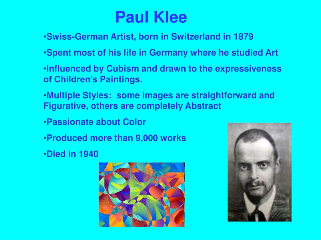 PPT Paul Klee PowerPoint Presentation, free download ID4172936