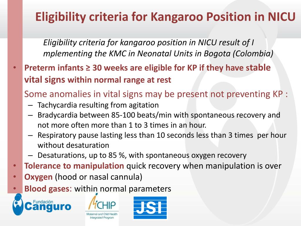 PPT Kangaroo Mother care Method Science and Tenderness PowerPoint