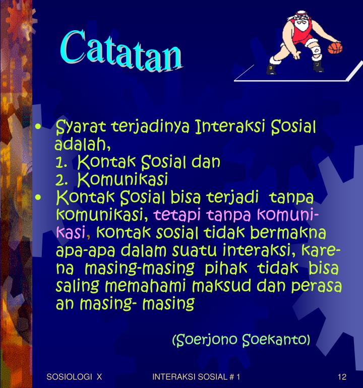 PPT INTERAKSI SOSIAL PowerPoint Presentation ID4175028