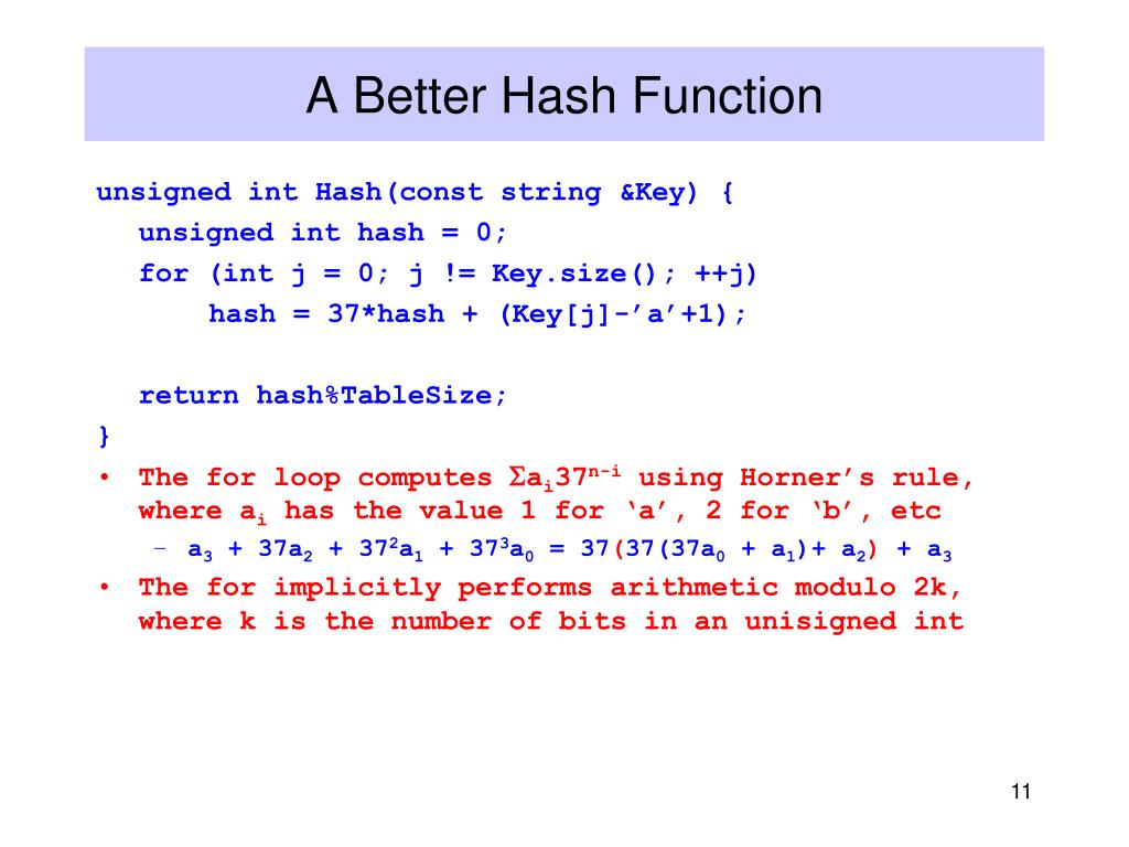 PPT Introduction to Hashing Hash Functions PowerPoint Presentation