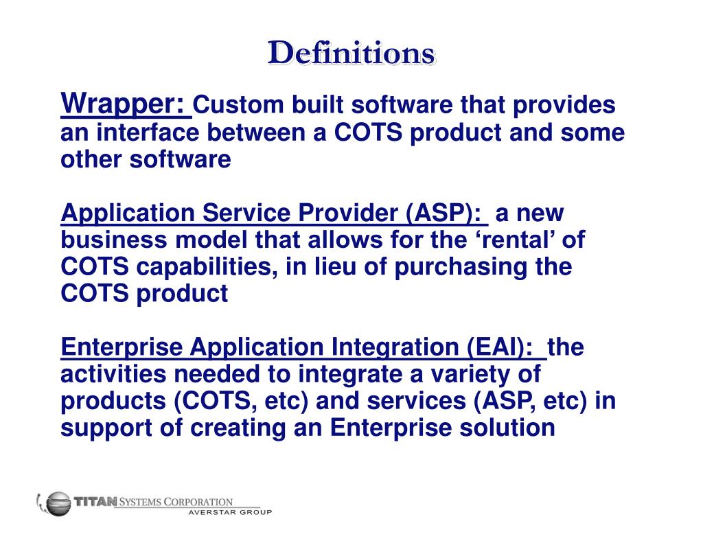 PPT COTS Based Systems Benefits, Potential Risks and Mitigation