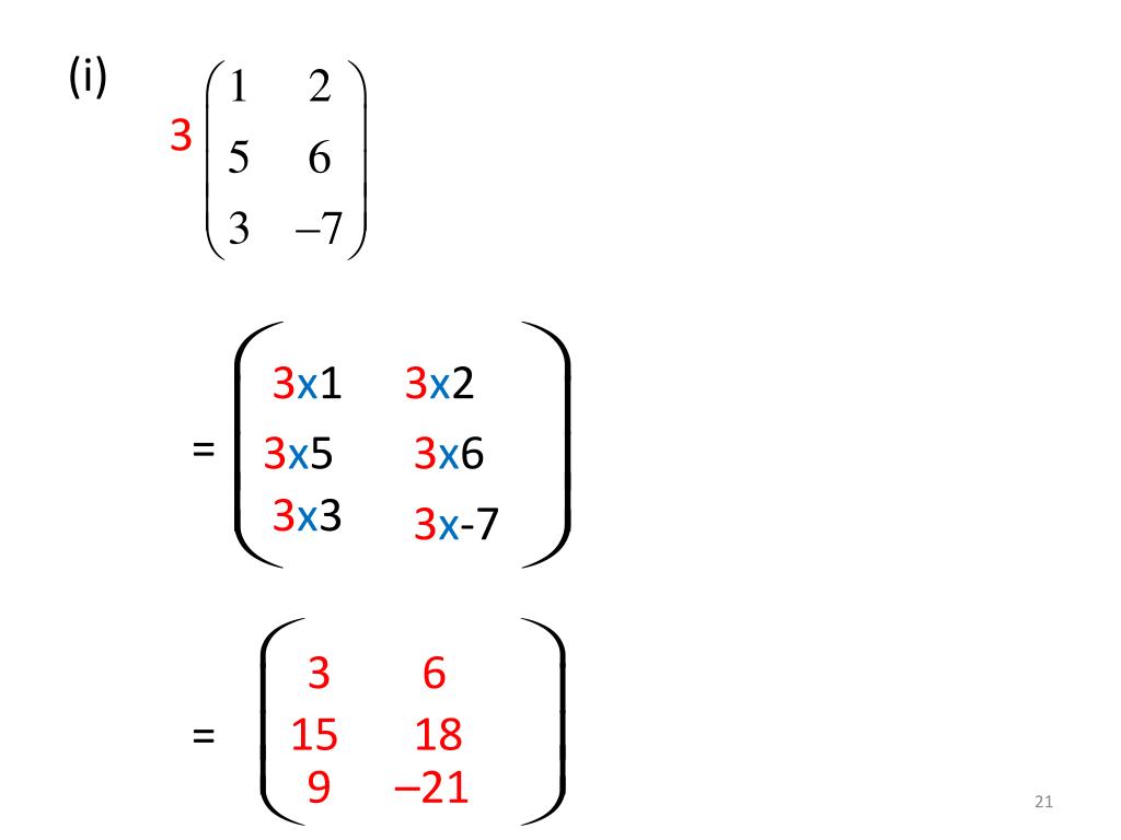 PPT Matrices PowerPoint Presentation, free download ID4181277