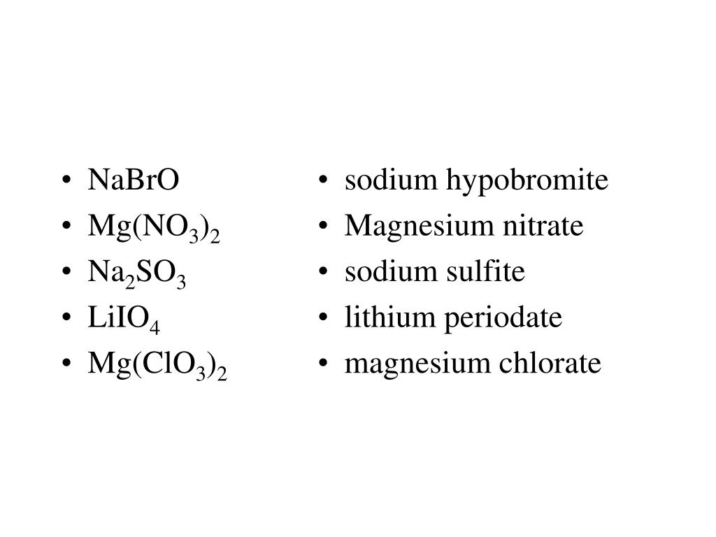 PPT Nomenclature of Compounds PowerPoint Presentation, free