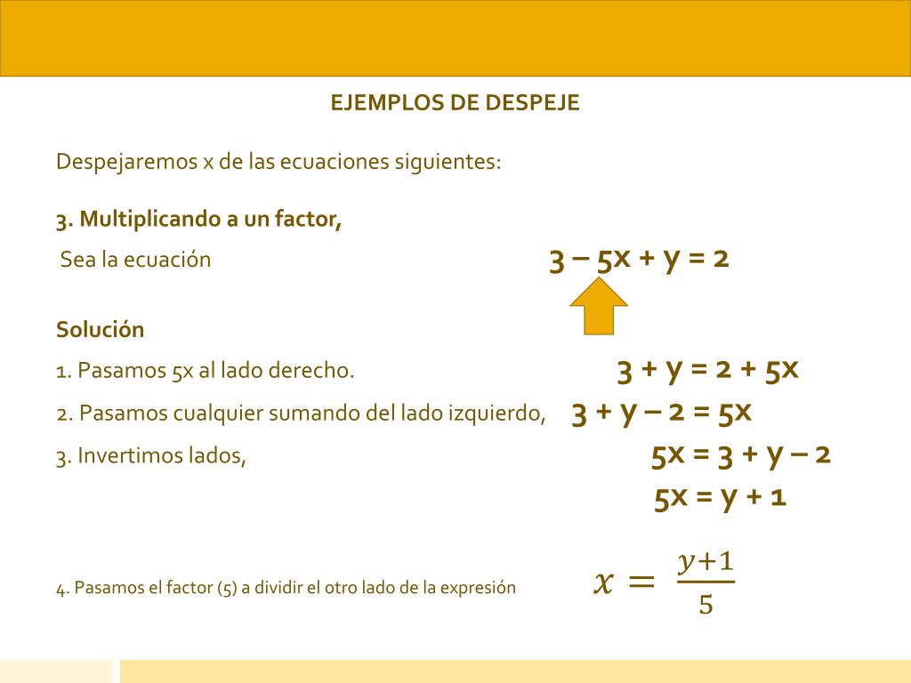 PPT DESPEJE DE FÓRMULAS PowerPoint Presentation, free download ID