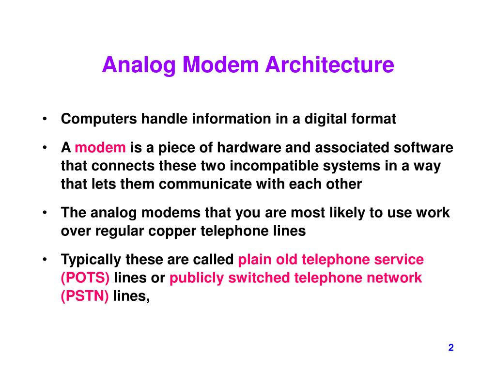 PPT Modems and Other Communications Devices PowerPoint Presentation, free download ID4185414