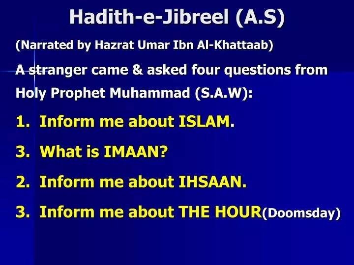 Hadees E Qudsi Meaning Gambar Islami