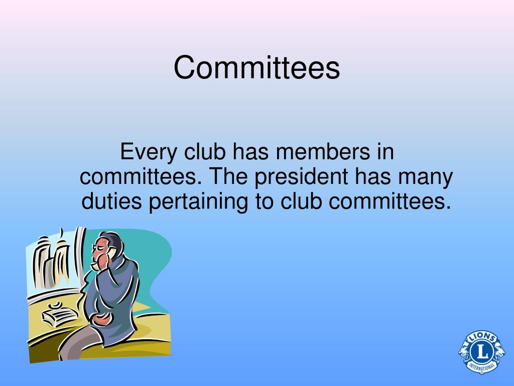 PPT Club President PowerPoint Presentation, free download ID4188053