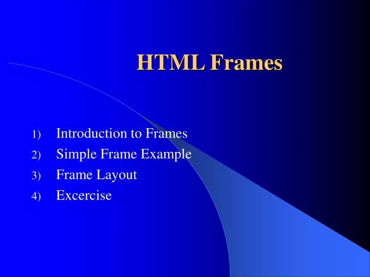 PPT HTML Frames PowerPoint Presentation, free download ID4188411