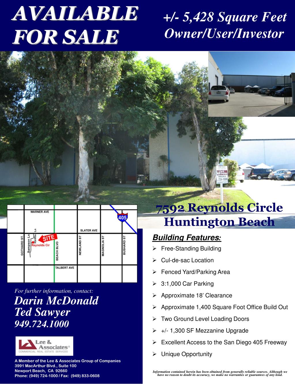 PPT Building Features FreeStanding Building Culdesac Location