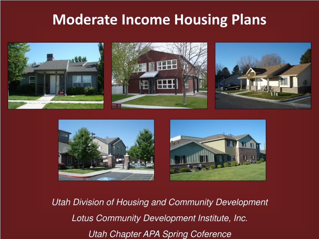 PPT Moderate Housing Plans PowerPoint Presentation, free