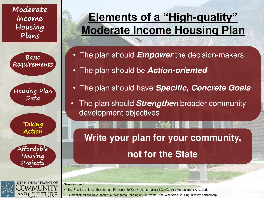 PPT Moderate Housing Plans PowerPoint Presentation, free