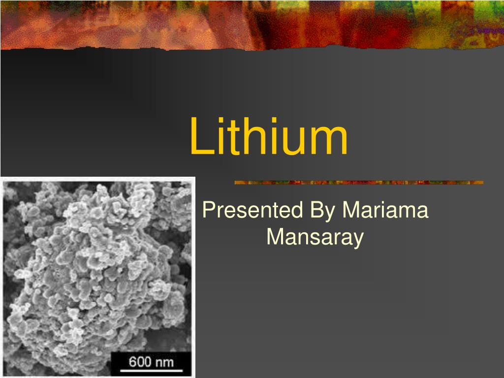 PPT Lithium PowerPoint Presentation, free download ID4192211