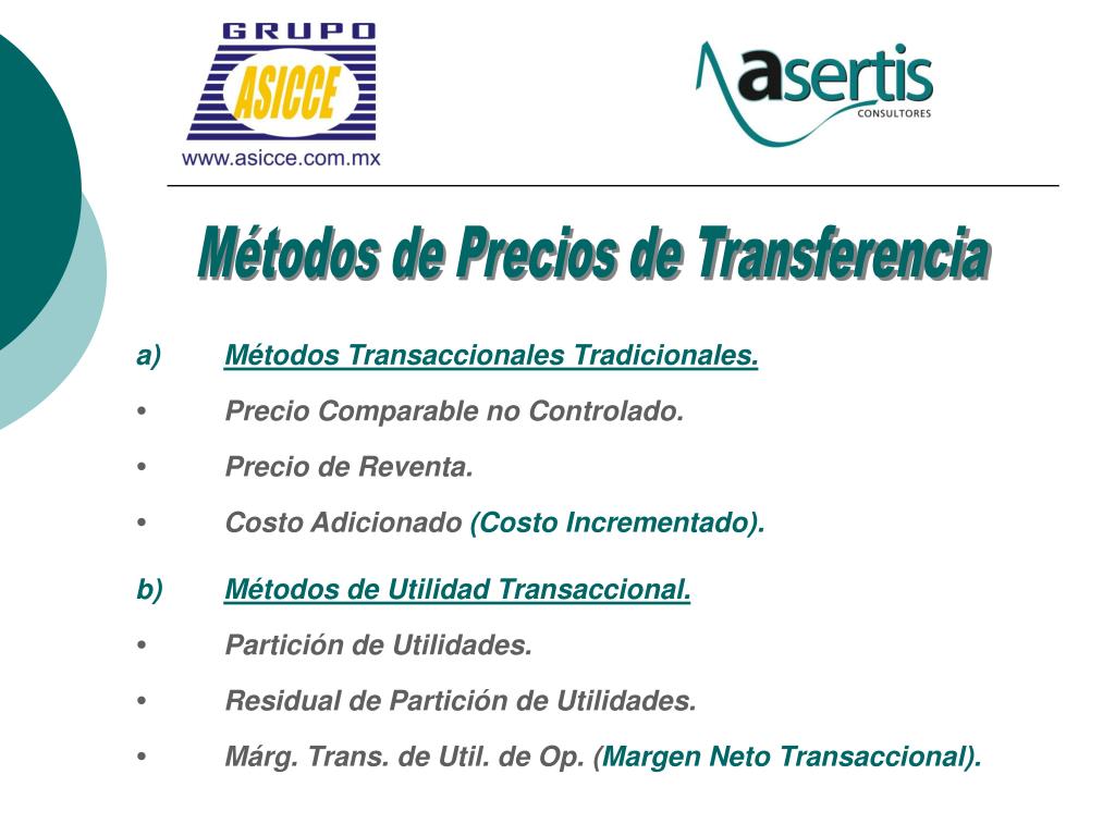 PPT PRECIOS DE TRANSFERENCIA PowerPoint Presentation, free download