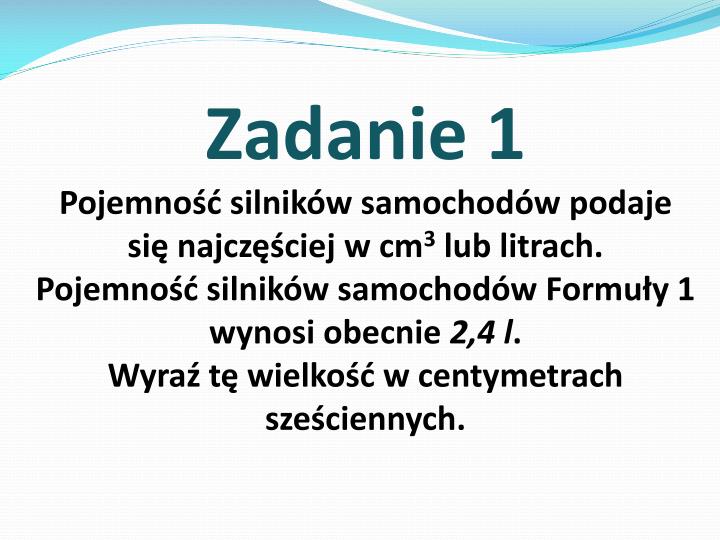 PPT JEDNOSTKI OBJĘTOŚCI PowerPoint Presentation ID4197700