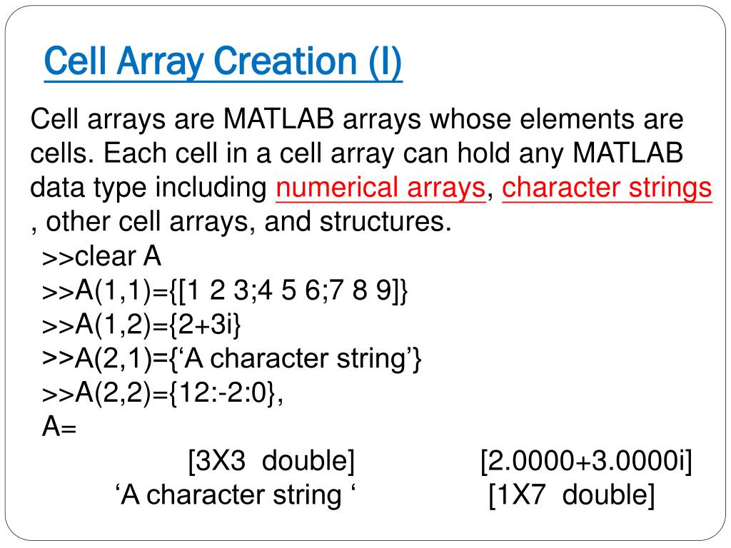 PPT Unit 4 Cell Array and Structure PowerPoint Presentation, free