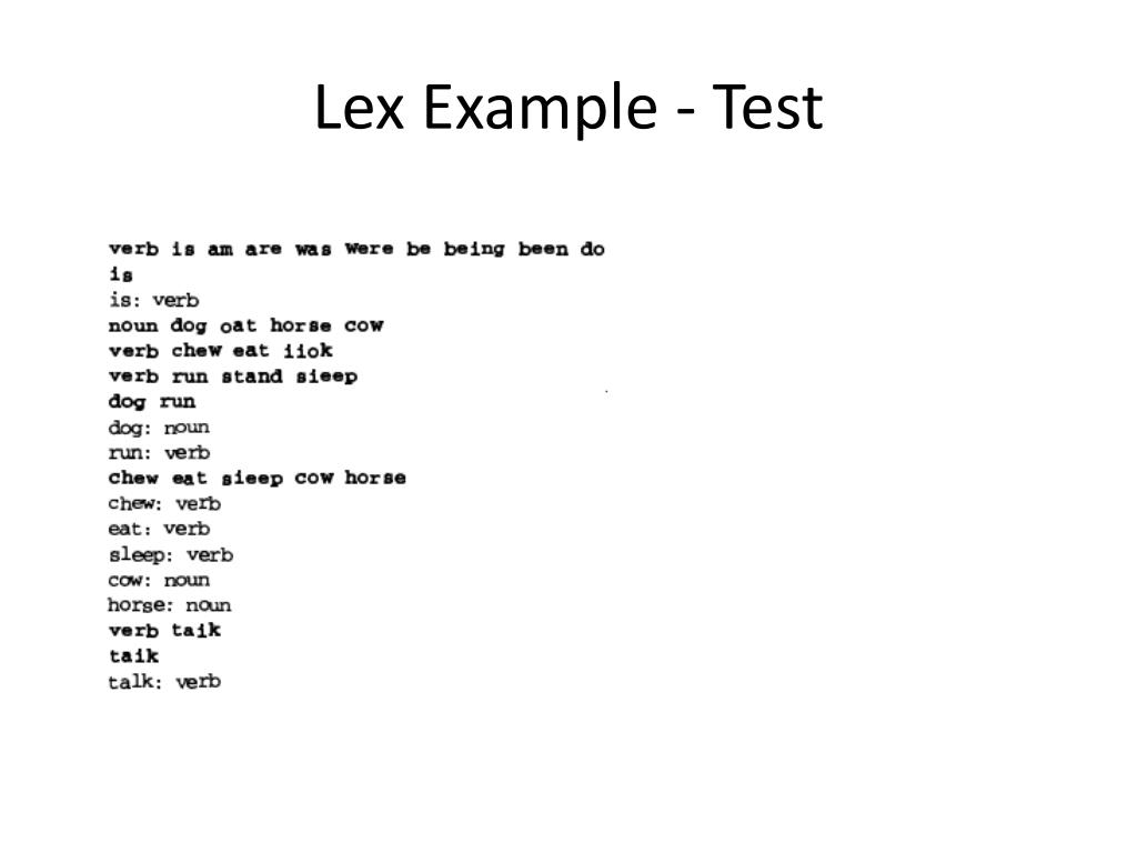 Of or relating to a lexeme. 10 rows the highest scoring scrabble word starting with lex is lexicalized, which is worth at least 30. PPT Lex & Yacc PowerPoint Presentation, free download ID4200000