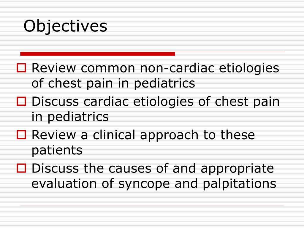 PPT Pediatric Chest Pain, Palpitations and Syncope PowerPoint