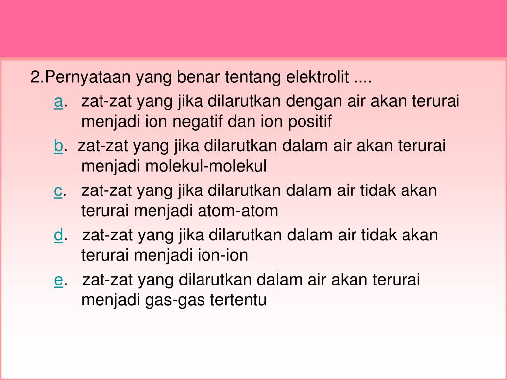PPT KIMIA Kelas X Semester 2 PowerPoint Presentation