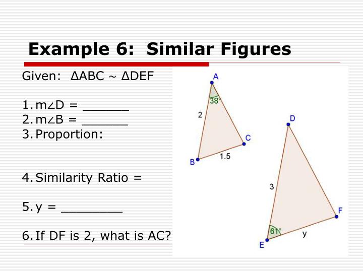 PPT Sections 81/82 Ratios/Proportions/Similar Figures PowerPoint