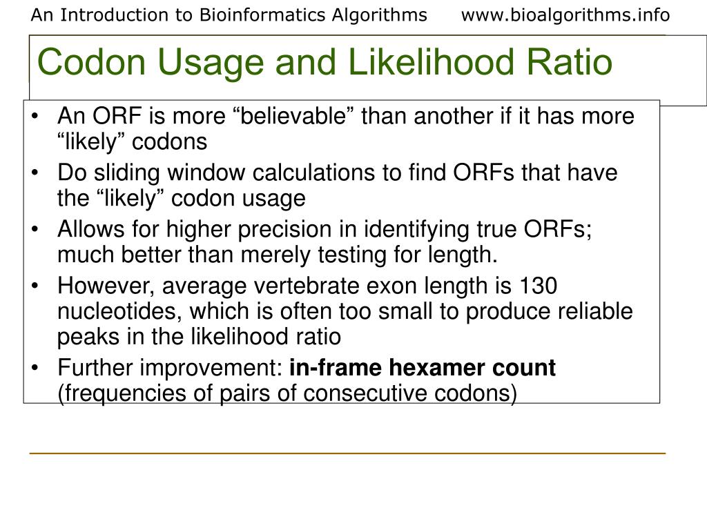 PPT Gene Prediction Statistical Approaches PowerPoint Presentation