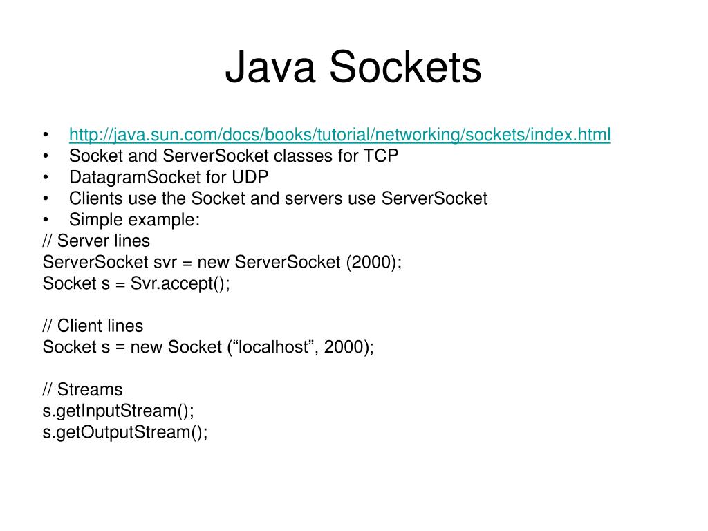 PPT Socket Programming Lec 2 PowerPoint Presentation, free download ID4206502