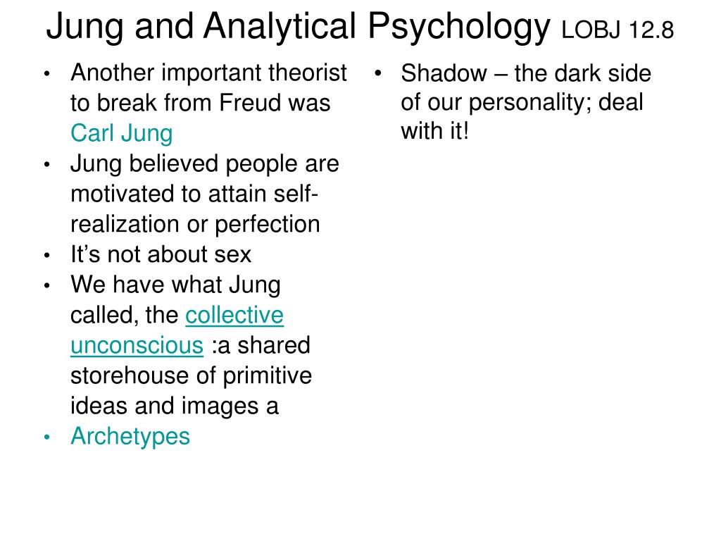 PPT Jung and Analytical Psychology LOBJ 12.8 PowerPoint Presentation