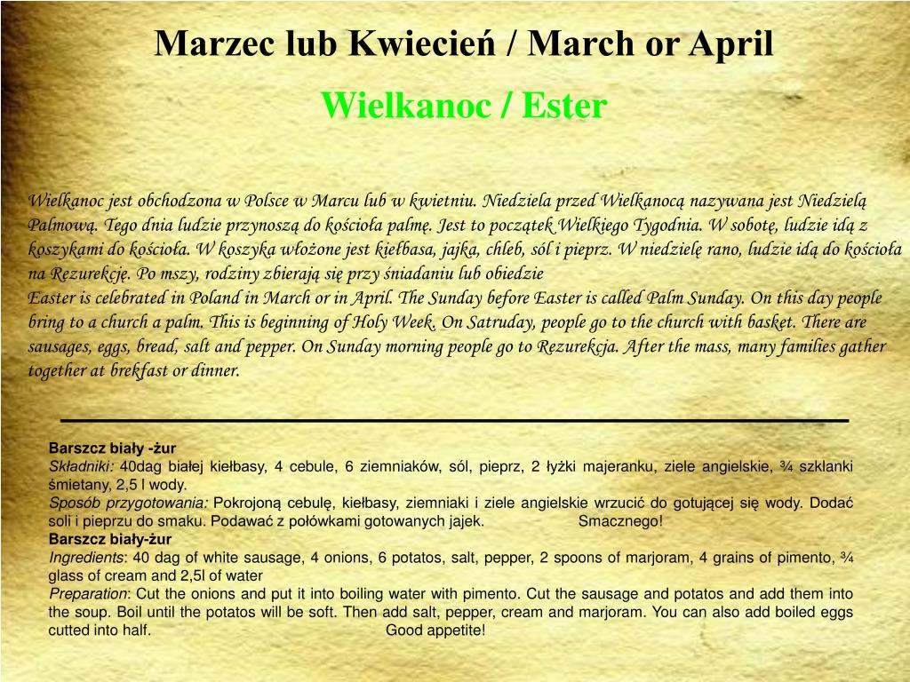 PPT Dni Polski Polish Day’s PowerPoint Presentation, free download