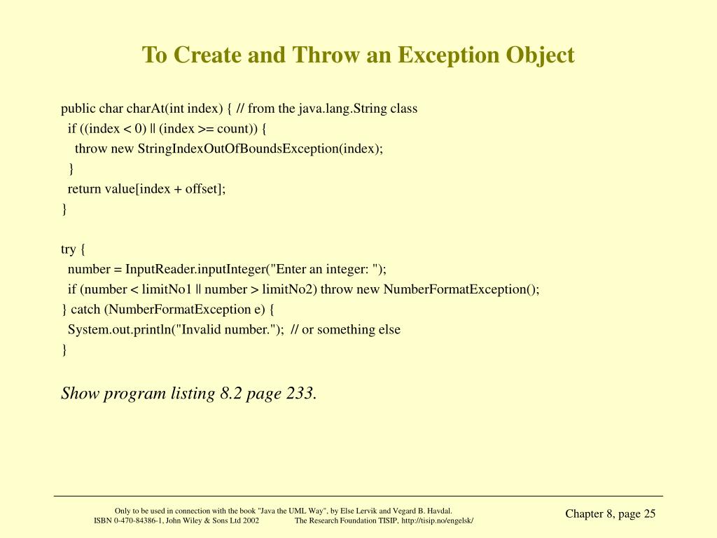 PPT Java Libraries and Exception Handling PowerPoint Presentation
