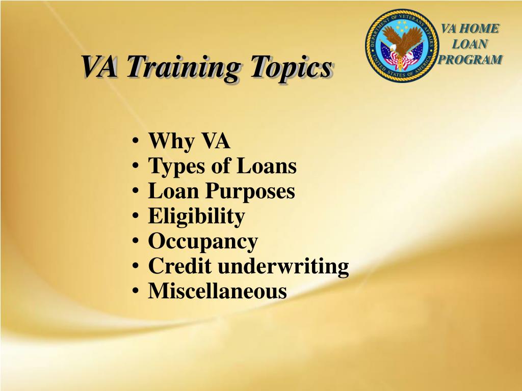 PPT VA Guaranteed Home Loan Program PowerPoint Presentation, free