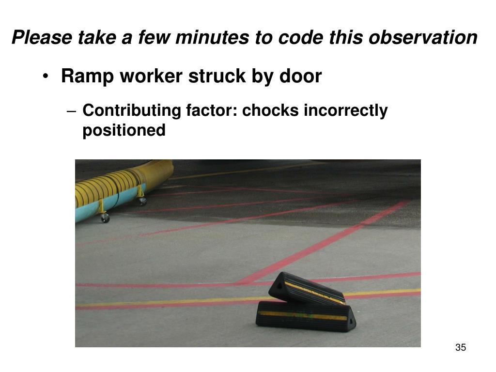 PPT Line Operations Safety Assessment (LOSA) Ramp Operations