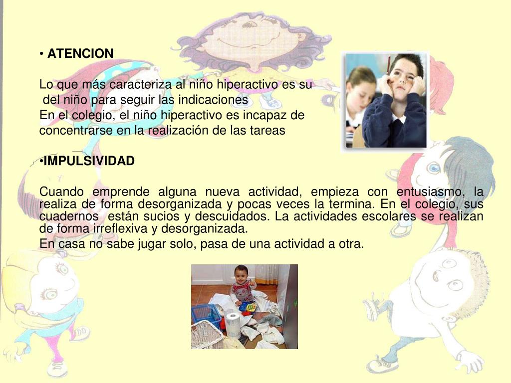 PPT EL NIÑO HIPERACTIVO PowerPoint Presentation, free download ID