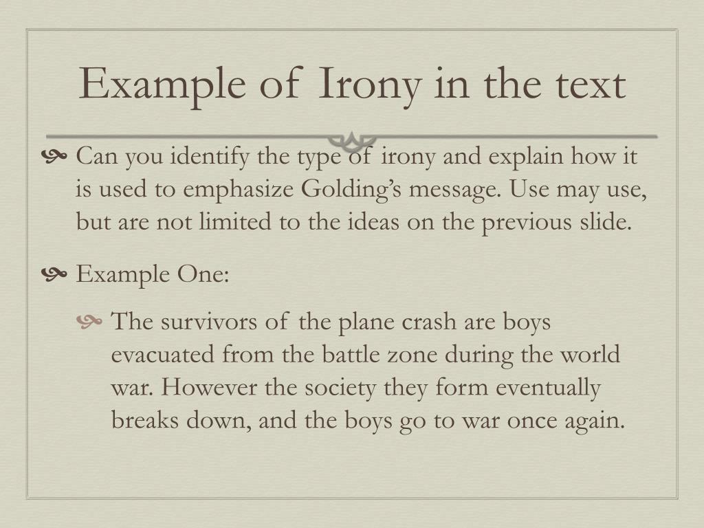 PPT Do Now Define Irony PowerPoint Presentation, free download ID