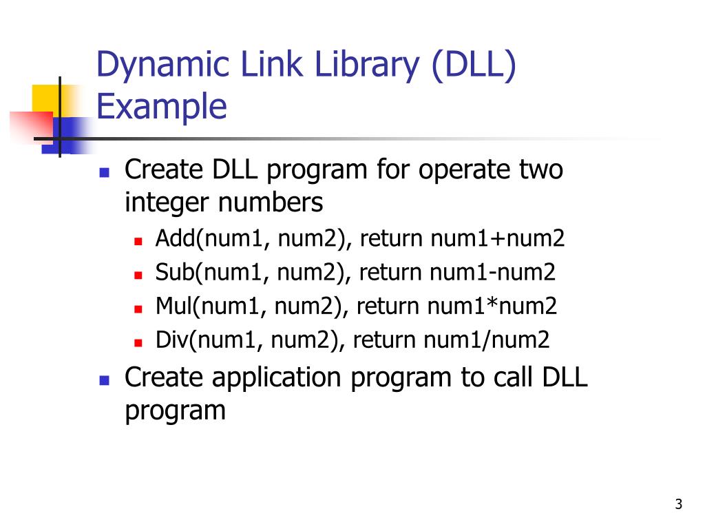 PPT Dynamic Link Library (DLL) PowerPoint Presentation, free download ID4216994