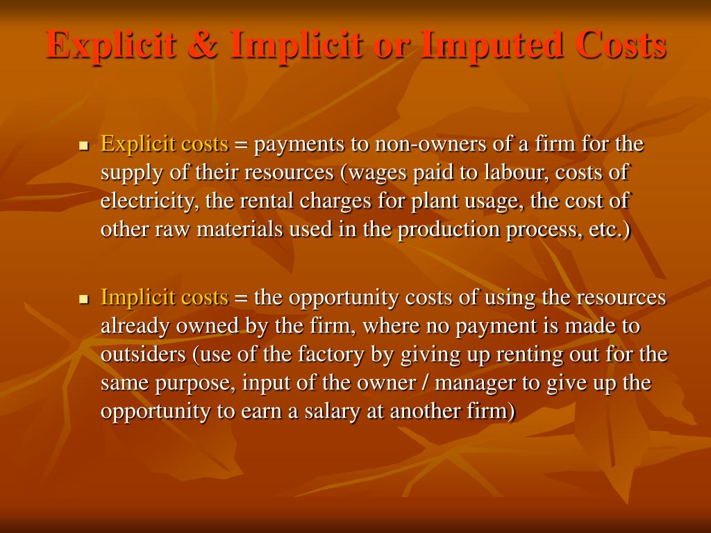 PPT Theory of Cost PowerPoint Presentation, free download ID4217040