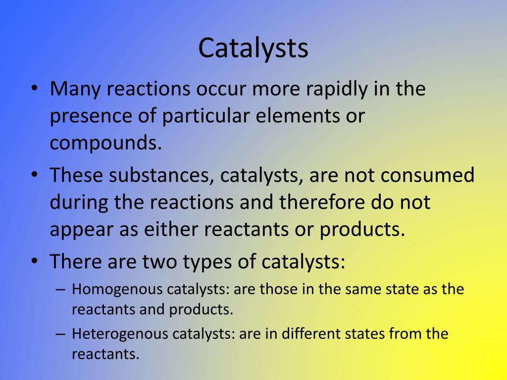 PPT Chapter 15 Fast and Slow Chemistry PowerPoint Presentation