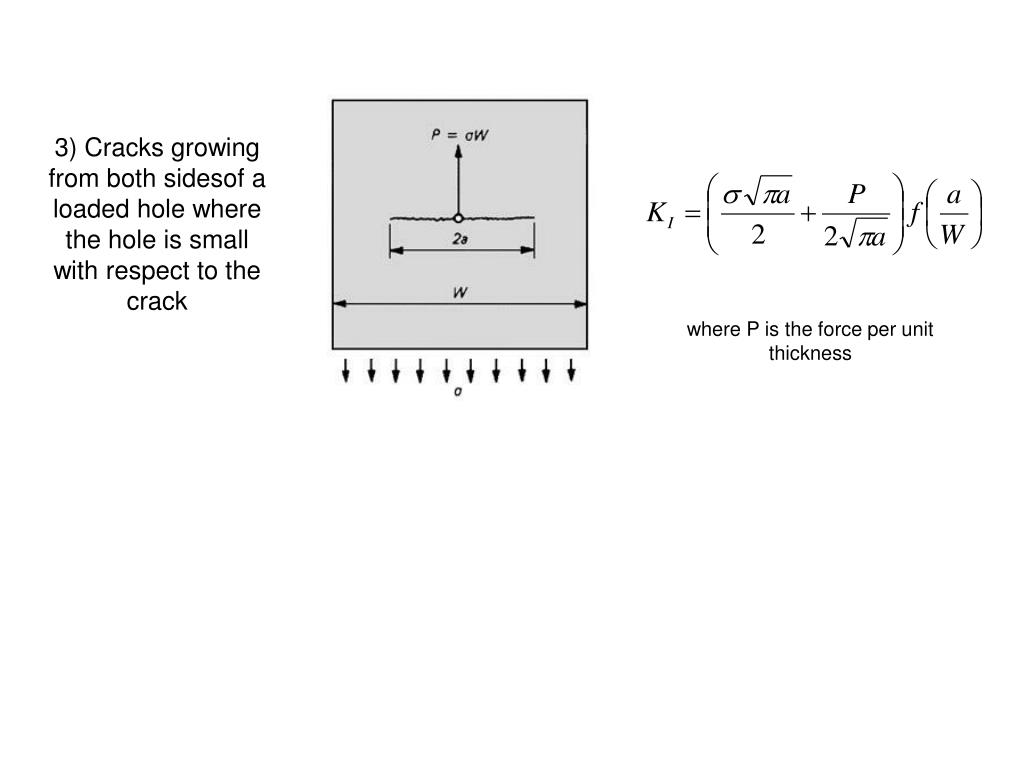 PPT The Elastic Stress Field Approach The Stress Intensity Factor