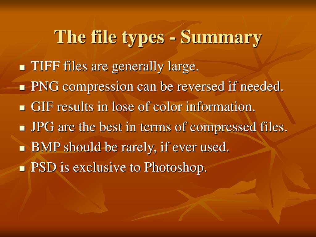 PPT Digital Image Formats An Explanation PowerPoint Presentation