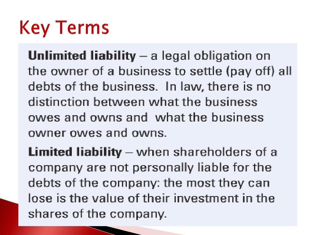 PPT The Importance Of Limited Liability PowerPoint Presentation, free