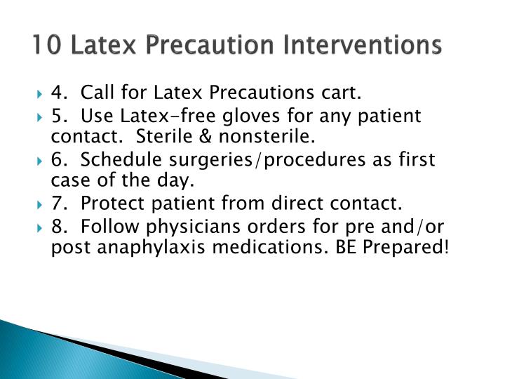 Incredible Latex Allergy Nursing Care Ideas