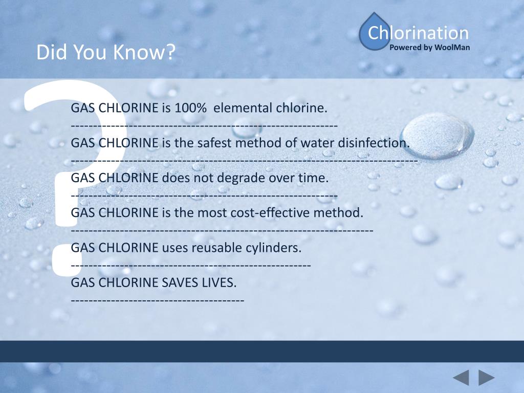 PPT Chlorination PowerPoint Presentation, free download ID4226020