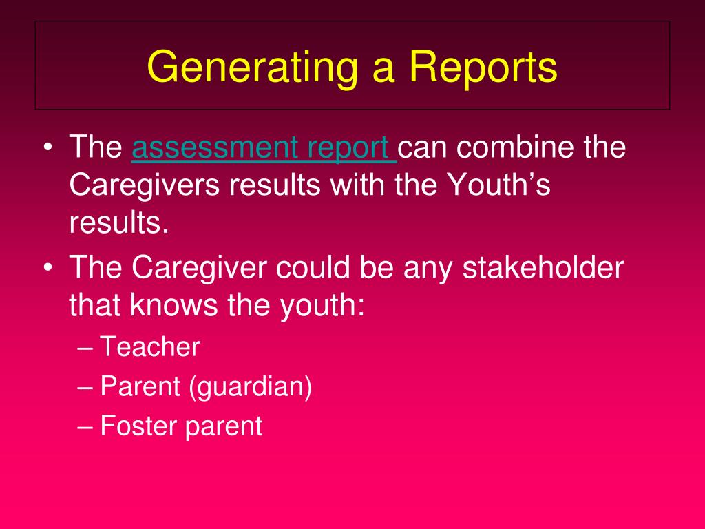 PPT ANSELL CASEY LIFE SKILLS ASSESSMENTS PowerPoint Presentation