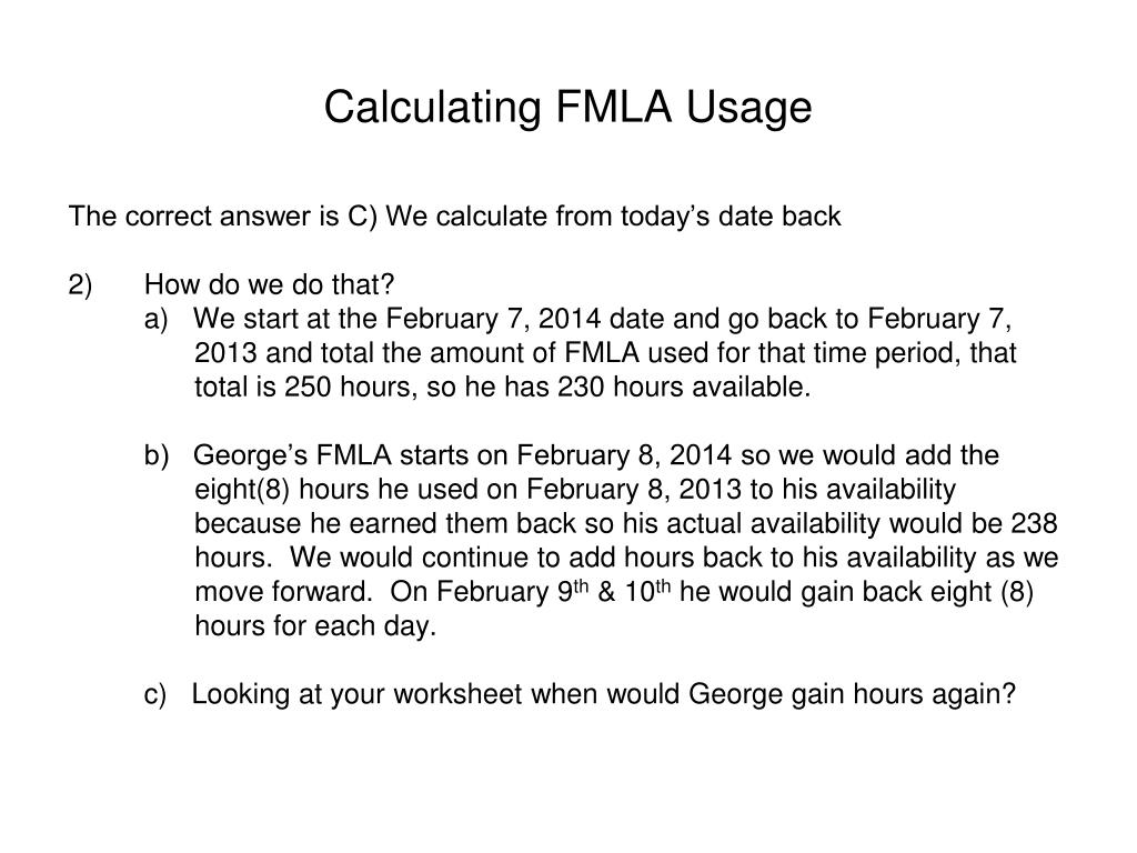 PPT Family Medical Leave Act FMLA PowerPoint Presentation, free