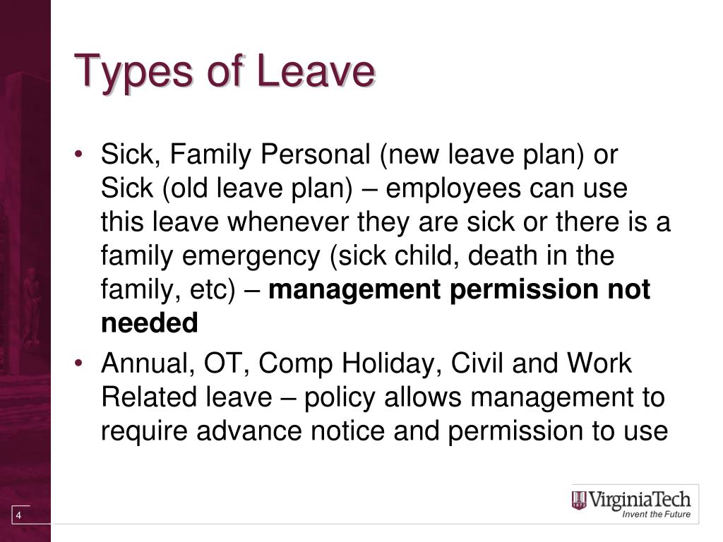 PPT Leave Management PowerPoint Presentation, free download ID4233426