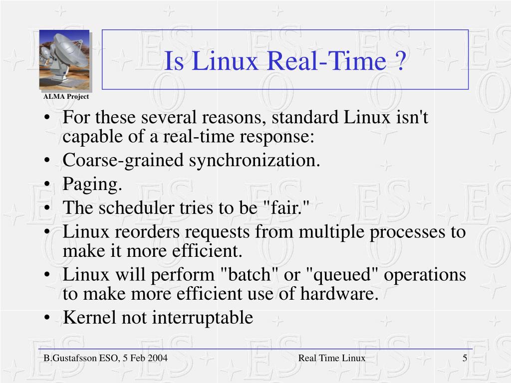 PPT Real Time Linux PowerPoint Presentation, free download ID4234046