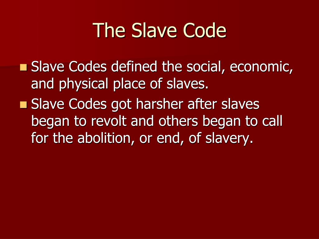 PPT Slavery PowerPoint Presentation, free download ID4235581