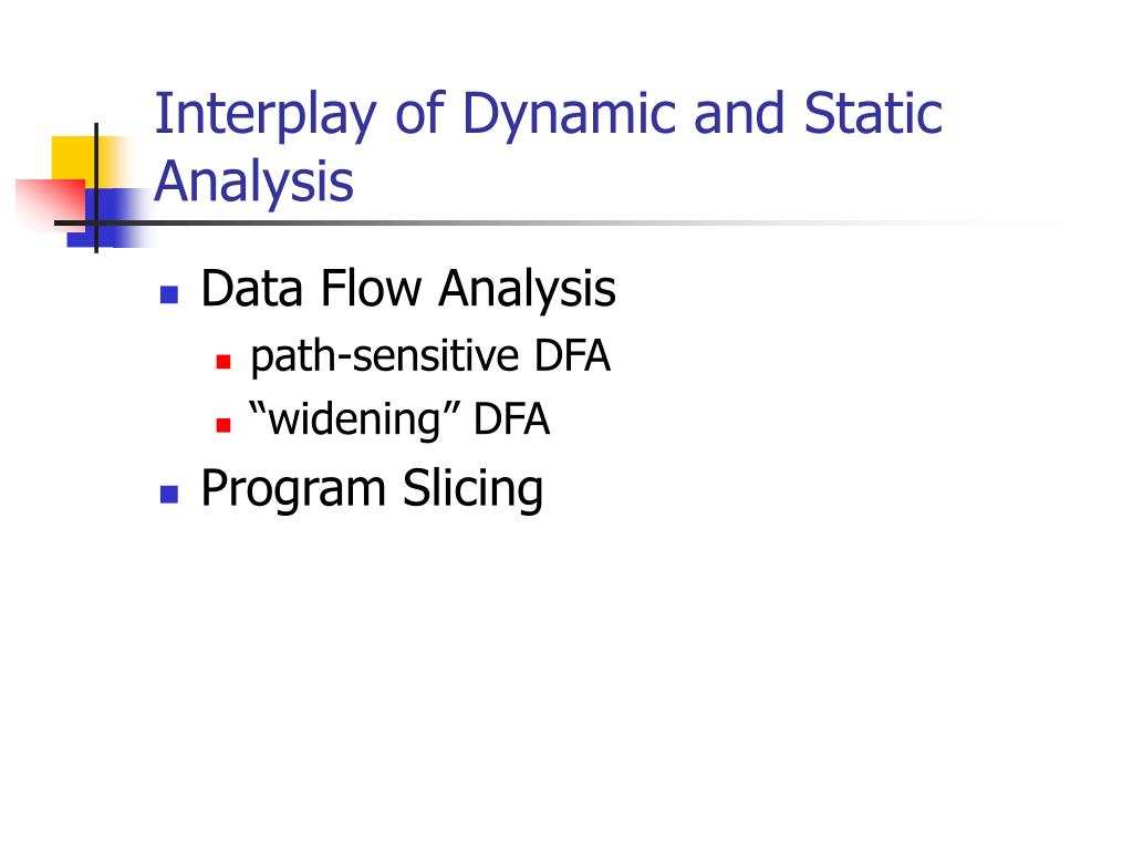 PPT The Essence of Dynamic Analysis PowerPoint Presentation, free