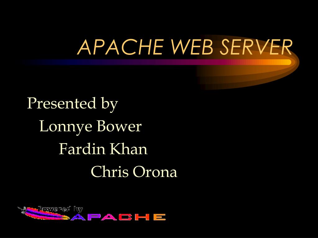 PPT APACHE WEB SERVER PowerPoint Presentation, free download ID4237112