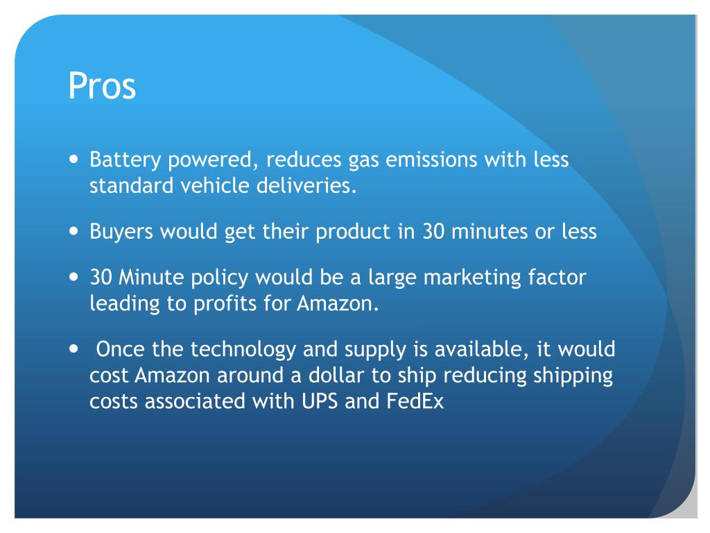 PPT Amazon Prime Air PowerPoint Presentation, free download ID4237938