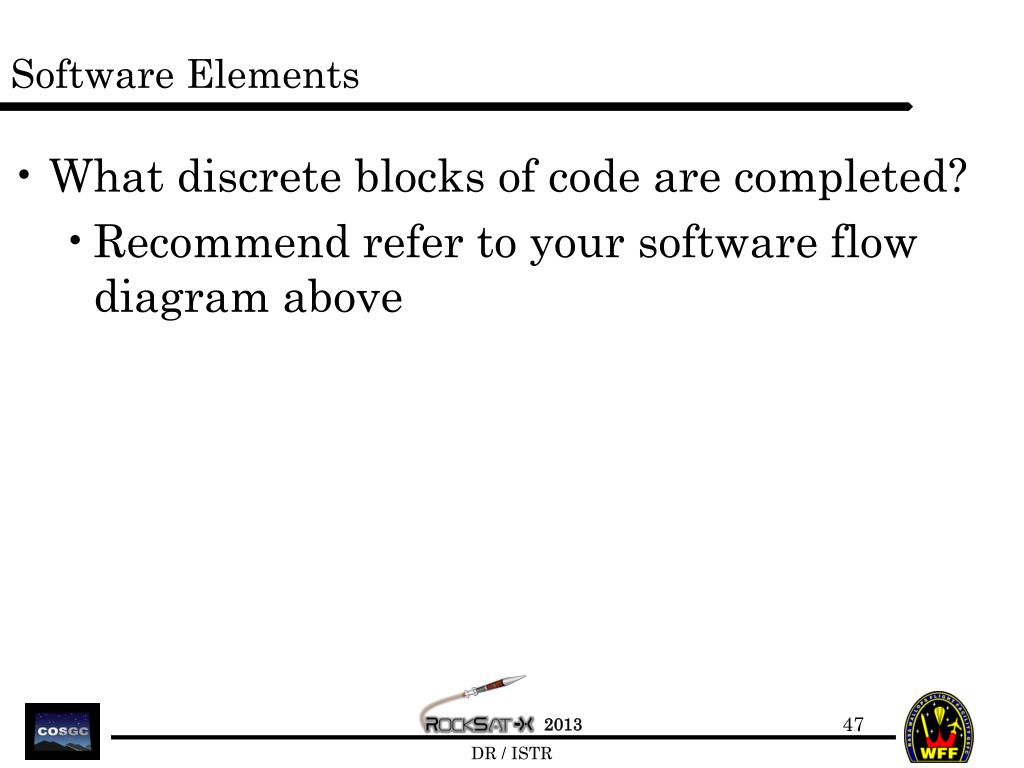 PPT Team Name Design Review (DR) & Individual Subsystem Test Review (ISTR) PowerPoint